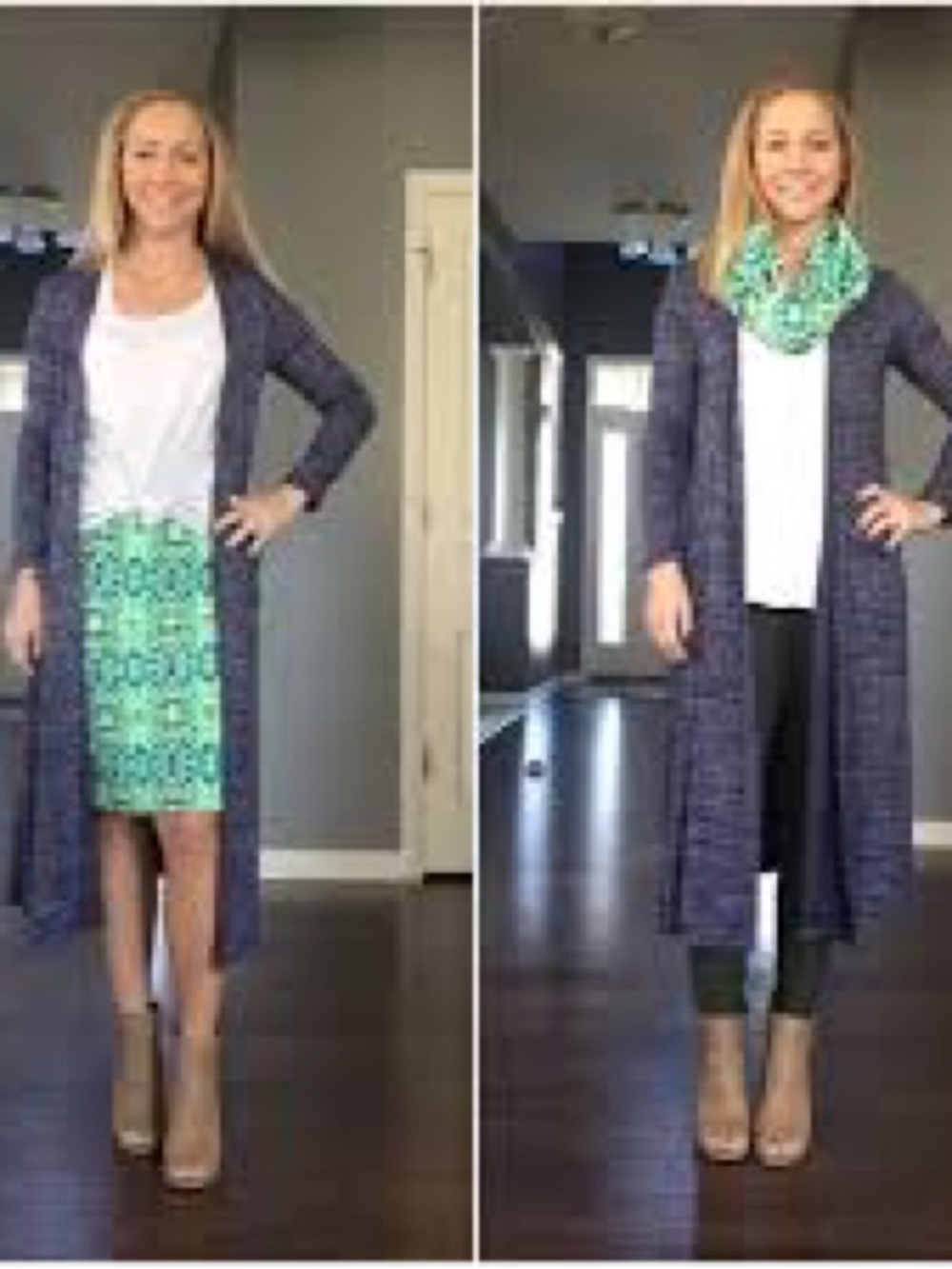 Lularoe NWT Sarah Long Cardigan M